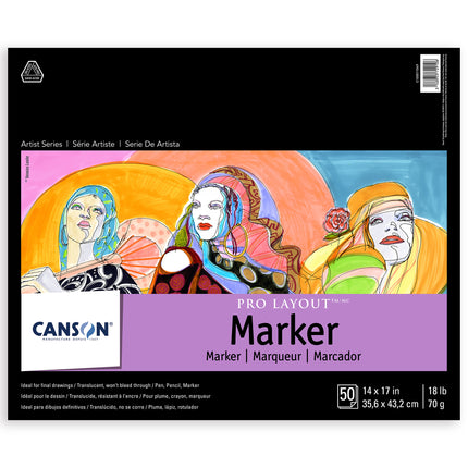 Artist Series Pro Layout Marker Pad, 14x17