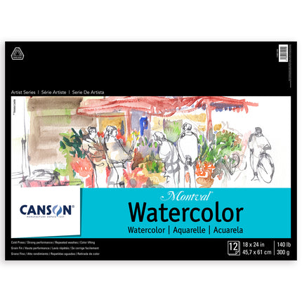 Artist Series Montval Watercolor Pad, 18x24