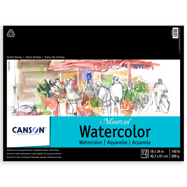 Artist Series Montval Watercolor Pad, 18x24