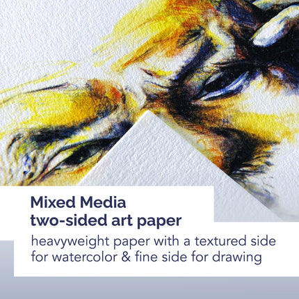 Mixed Media Pad Side 5.5x8.5in 30 Sheets