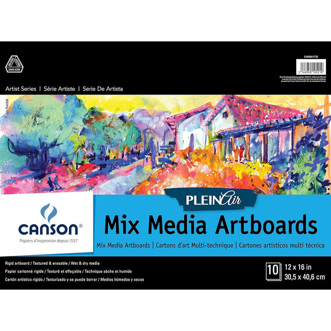 Artist Series Plein Air Mixed Media Board, 12x16