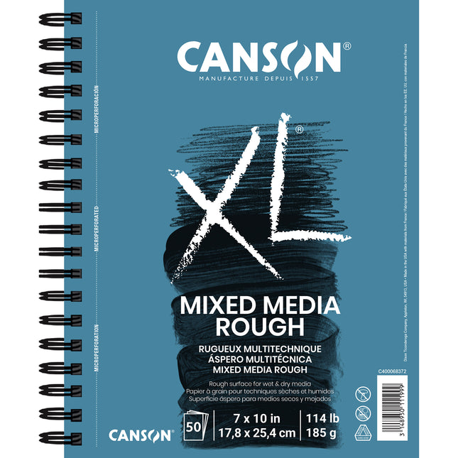 Xl Mixed Media Pad Side 7x10, 50 Sheets