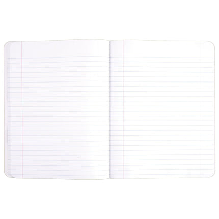 Composition Book, Wide Ruled, 100 Sheets, 9 3/4" x 7 1/2", Black Marble