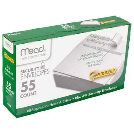 Press-It Seal-It® Security Envelopes, #6.75, 55 count