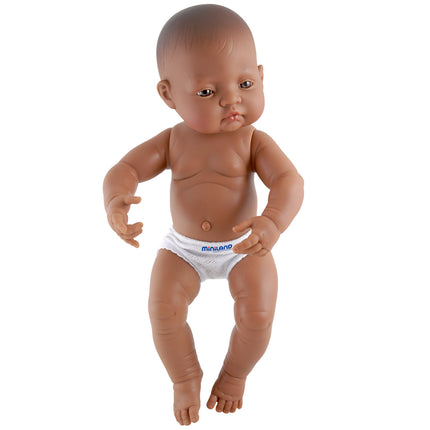 Anatomically Correct Newborn Doll, 15-3/4", Hispanic Girl
