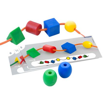 Activity Shapes, Giant Beads and Laces Set