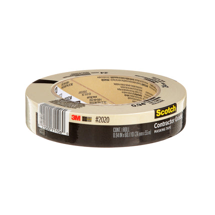 1 Roll Masking Tape 24mm Contractor Grade