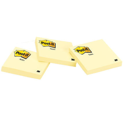 Notes Value Pack, 3" x 3", Canary Yellow, 24 Pads