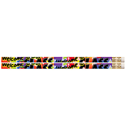 Welcome To Our Class 12pk Motivational Fun Pencils