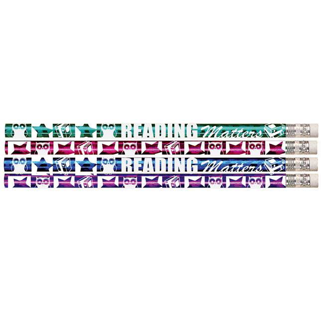 Reading Matters Pencil, Pack of 12