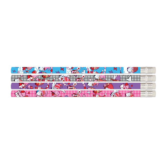 Valentine Gnomes Pencils 12pk