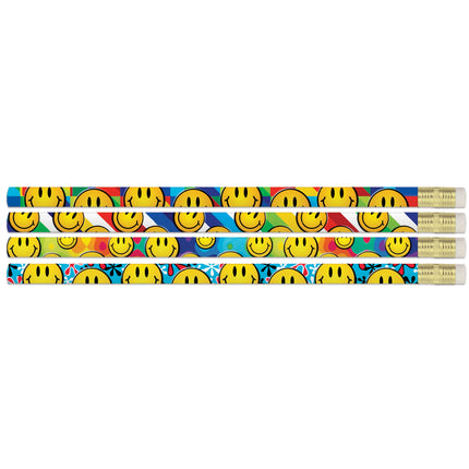 Smiley Sensations Pencils, Pack of 12