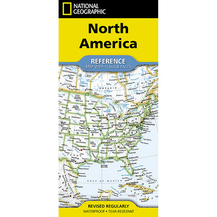 Continents of the World Flags and Facts, folded, Map Pack Bundle, Folded: 4.25" x 9.25" ; Flat: 25.25" x 18.5"