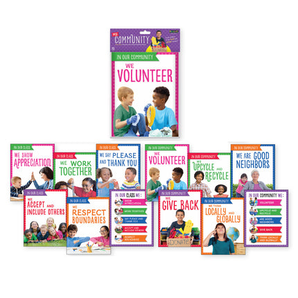We Are A Community Poster Set Gr1-2