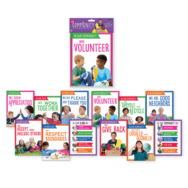 We Are A Community Poster Set Gr1-2