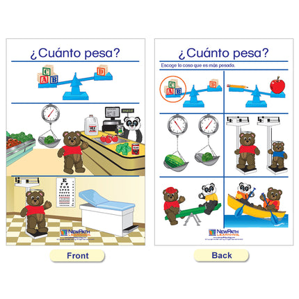Measurement Bulletin Board Charts, Spanish Edition