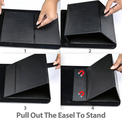 Recycled Plastic Clipboard, Easel Back, Letter Size, Low Profile Clip