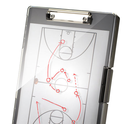 Clear View Clipboard Storage Box, Black
