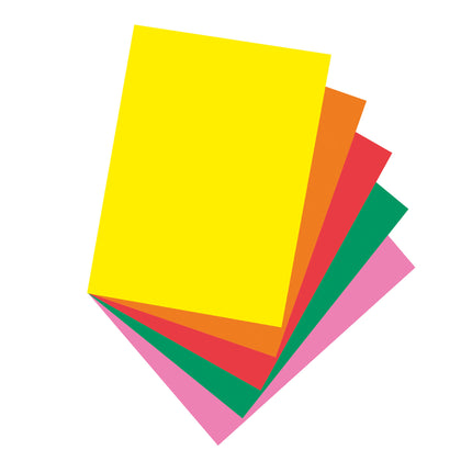 Bright Multi-Purpose Paper, 5 Assorted Colors