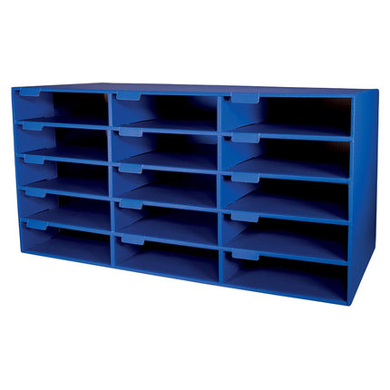 Mailbox, 15-Slot, Blue