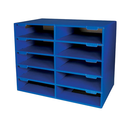 Mailbox, 10-Slot, Blue
