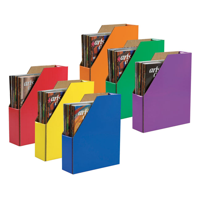 Magazine Holders, 6 Assorted Colors