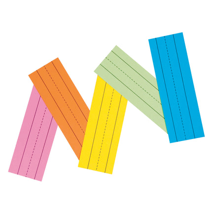 Super Bright Flash Cards, 5 Assorted Colors, 100 Cards