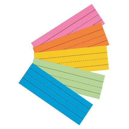 Super Bright Flash Cards, 5 Assorted Colors, 100 Cards