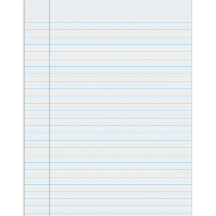 Composition Paper, White, 500 Sheets