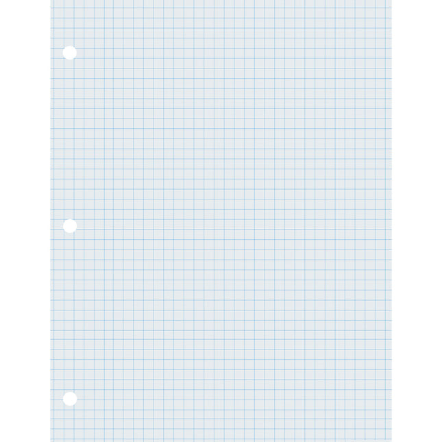 Graphing Paper, White, 2-sided, 1/4" Quadrille Ruled 8-1/2" x 11", 500 Sheets