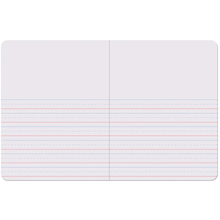 Primary Composition Book, Book Bound, D'Nealian/Zaner-Bloser, 5/8" x 5/16" x 5/16" Picture Story Ruled, 9-3/4" x 7-1/2", 100 Sheets