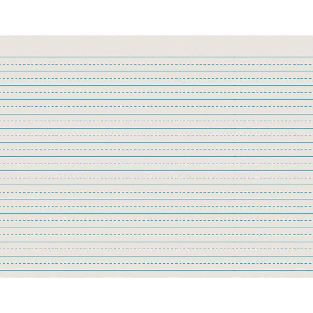 Newsprint Handwriting Paper, Alternate Dotted, Grade 3, 1/2" x 1/4" Ruled Long, 11" x 8-1/2", 500 Sheets