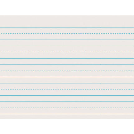 Newsprint Handwriting Paper, Skip-A-Line, Grade 1, 1" x 1/2" x 1/2" Ruled Long, 11" x 8-1/2", 500 Sheets