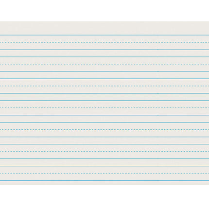 Newsprint Handwriting Paper, Skip-A-Line, Grade 2, 3/4" x 3/8" x 3/8" Ruled Long, 11" x 8-1/2", 500 Sheets