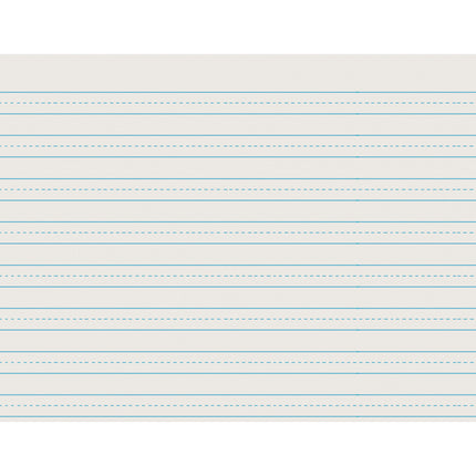Newsprint Handwriting Paper, Skip-A-Line, Grade 3, 1/2" x 1/4" x 1/2" Ruled Long, 11" x 8-1/2", 500 Sheets