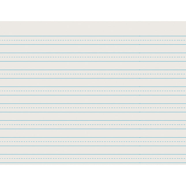 Newsprint Handwriting Paper, Skip-A-Line, Grade 3, 1/2" x 1/4" x 1/2" Ruled Long, 11" x 8-1/2", 500 Sheets