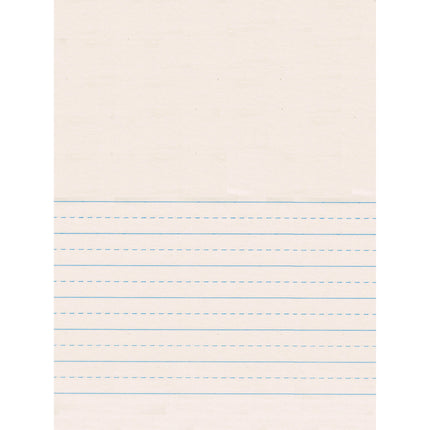 Newsprint Handwriting Paper, Picture Story, 7/8" x 7/16" Ruled Short, 9" x 12", 500 Sheets