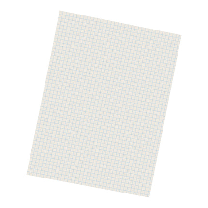 Grid Ruled Drawing Paper, White, 1/4"