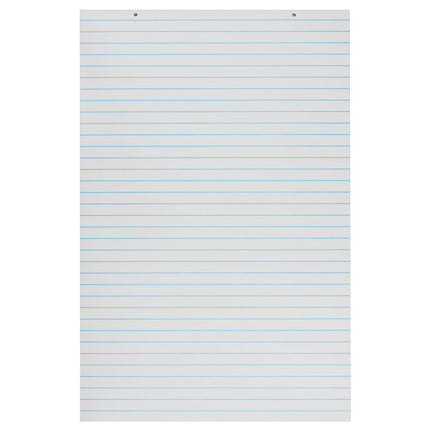 Primary Chart Pad, White, 1" Ruled Short Way, 24" x 36", 100 Sheets