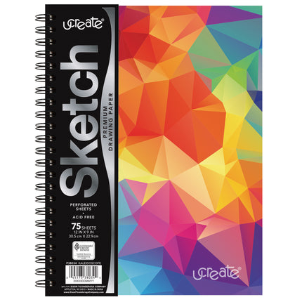 Kaleidoscope Poly Sketch Book