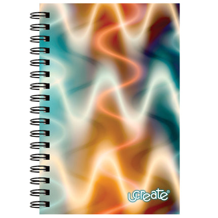 Neon Squiggles Poly Sketch Book