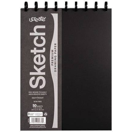 Ucreate Disc Bound Sketch Book