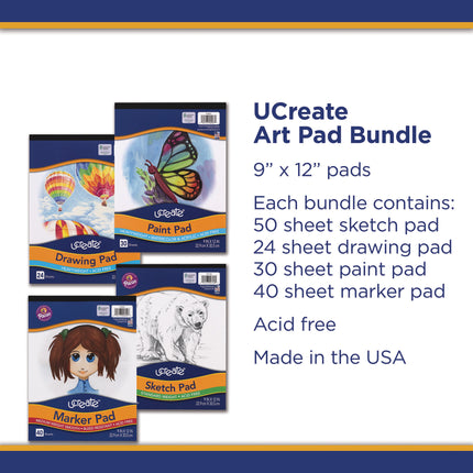Art Pad Bundle, 9x12