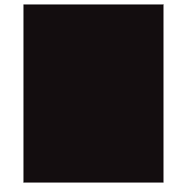 Premium Coated Poster Board, Black, 22x28