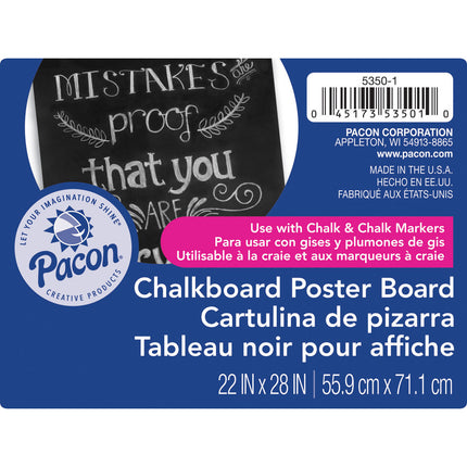 Premium Chalkboard Poster Board, Black