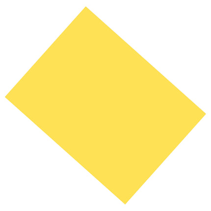 Coated Poster Board, Yellow, 22" x 28", 25 Sheets
