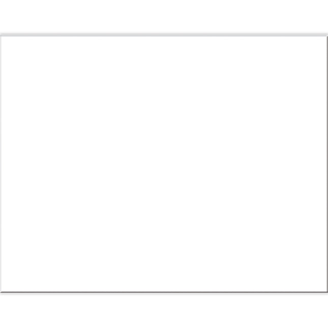 4-Ply Railroad Board, White, 22" x 28", 100 Sheets