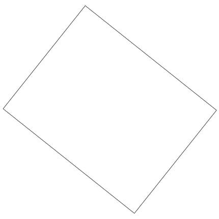Coated Poster Board, White 14 pt., 22" x 28", 25 Sheets