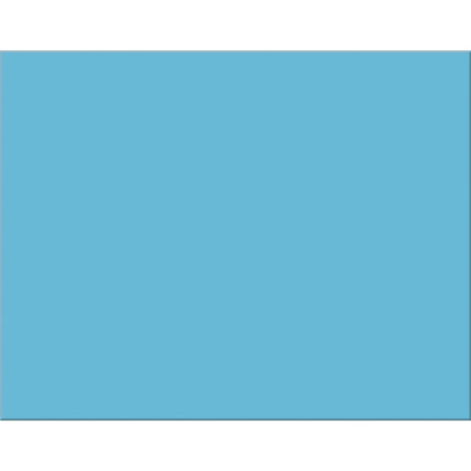 4-Ply Railroad Board, Light Blue, 22" x 28", 25 Sheets