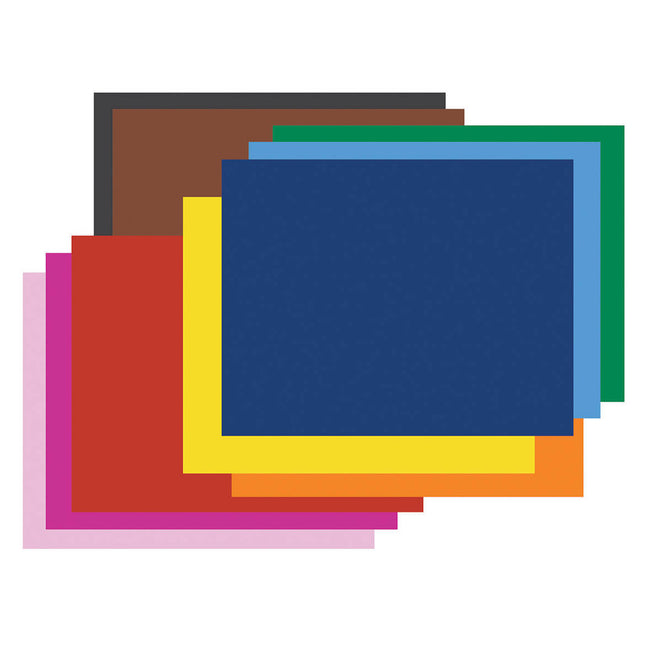 Railroad Board, 4-Ply, 10 Assorted Colors, 22x28